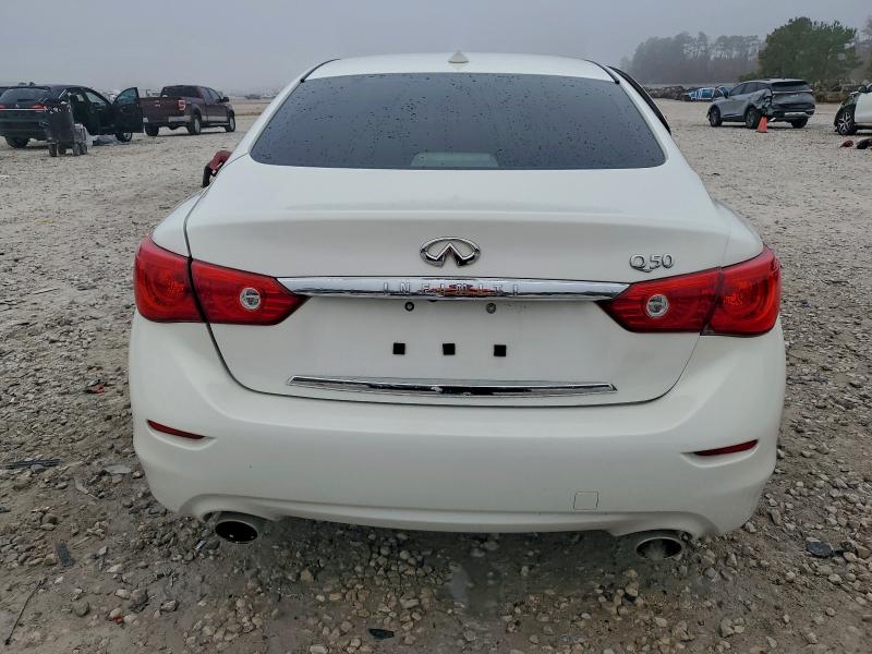 2014 Infiniti Q50 VIN JN1BV7AP8EM693269 COPART salvage auction — SIDE, Tx - Certificate Of Title, sold $2,450 on 2026-07-07 (photo 6)