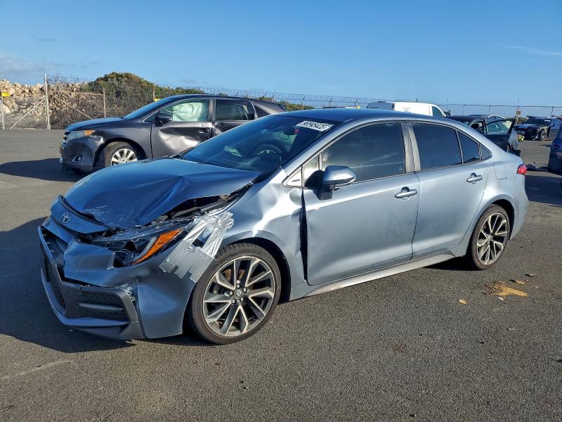 2021 Toyota Corolla VIN JTDS4MCE2MJ069123 COPART salvage auction — FRONT END, Hi - Certificate Of Salvage, sold $3 on 2026-07-27 (photo 1)