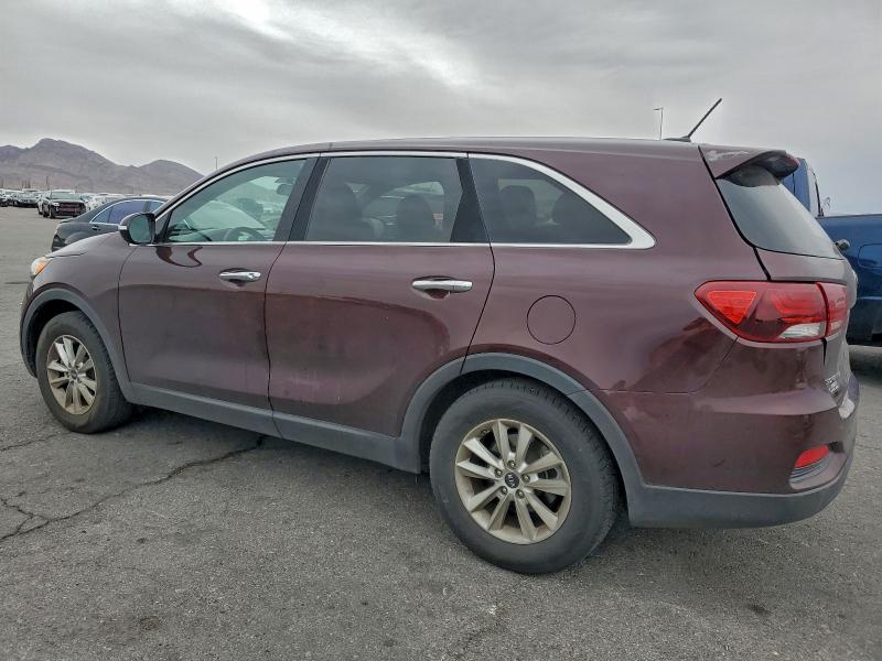2019 Kia Sorento VIN 5XYPG4A38KG496351 COPART salvage auction — REAR END, Nv - Salvage Title, sold $2,350 on 2026-07-13 (photo 2)
