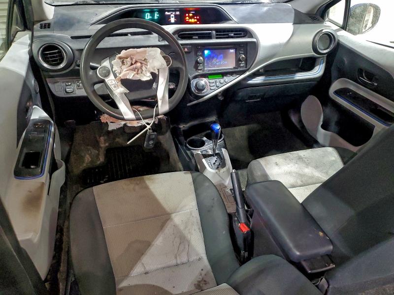 2012 Toyota Prius c VIN JTDKDTB30C1011522 COPART salvage auction — FRONT END, Ny - Certificate Of Title, sold $375 on 2026-07-13 (photo 8)