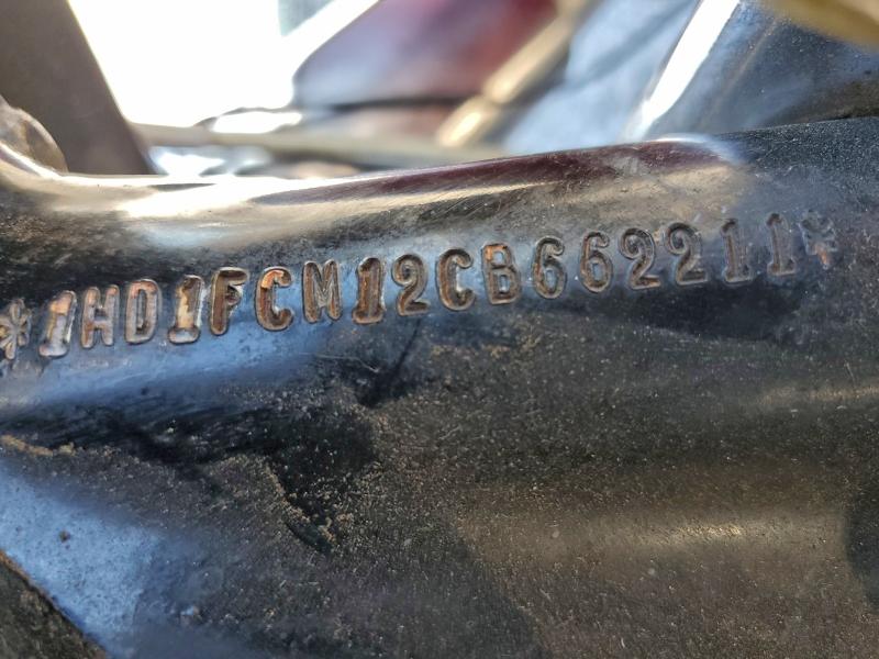 2012 Harley-davidson Flhtcu VIN 1HD1FCM12CB662211 COPART salvage auction — VANDALISM, Ca - Salvage Certificate, sold $1,650 on 2026-07-02 (photo 9)