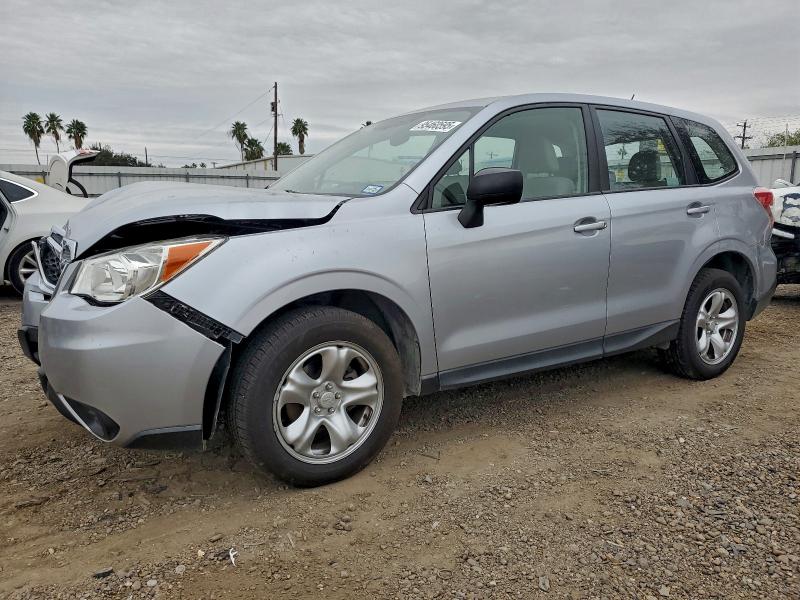 2014 Subaru Forester VIN JF2SJAAC6EH480267 COPART salvage auction — FRONT END, Tx - Certificate Of Title, sold $150 on 2026-07-29 (photo 1)
