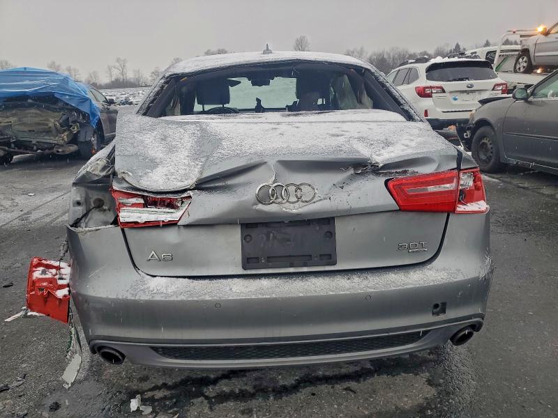 2013 Audi A6 VIN WAUJGAFCXDN105805 COPART salvage auction — ALL OVER, Pa - Certificate Of Salvage, sold $300 on 2026-07-14 (photo 6)