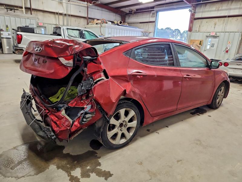 2012 Hyundai Elantra VIN KMHDH4AE6CU324090 COPART salvage auction — REAR END, Ar - Cert Of Title-Salvage, sold $90 on 2026-07-13 (photo 3)