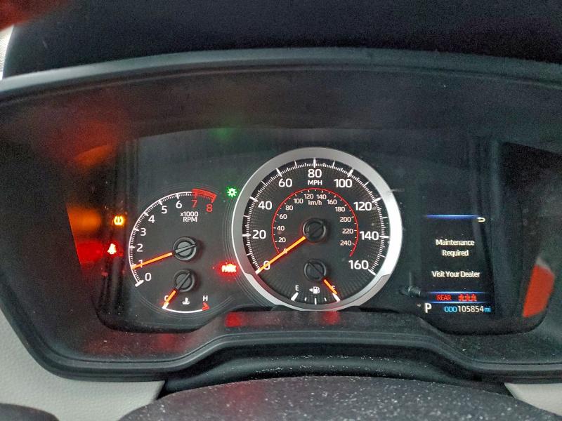 2022 Toyota Corolla cross VIN 7MUCAAAG1NV002314 COPART salvage auction — FRONT END, TN - SALVAGE CERTIFICATE, sold $7,800 on 2026-07-30 (photo 9)