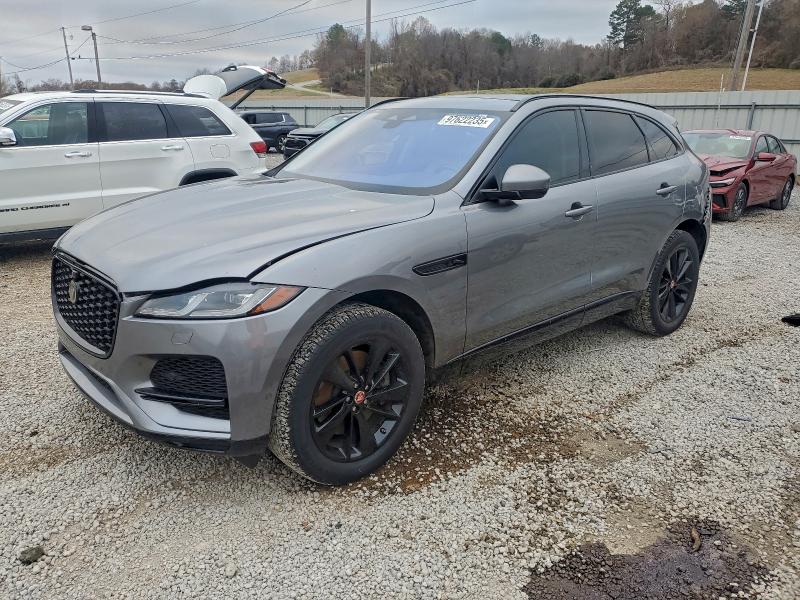 2021 Jaguar F-pace VIN SADCJ2EU2MA667321 COPART salvage auction — REAR END, Id - Salvage Certificate Of Title, sold $8,900 on 2026-07-08 (photo 1)