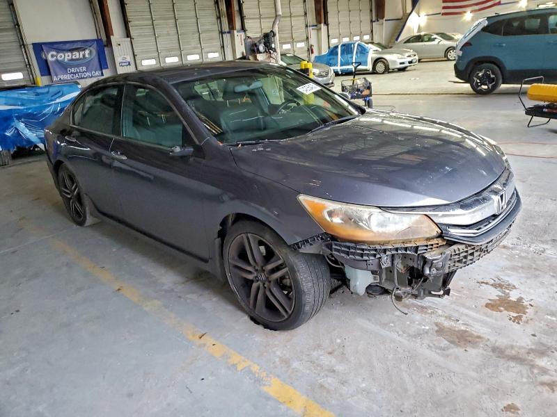 2016 Honda Accord VIN 1HGCR2F55GA116866 COPART salvage auction — FRONT END, Al - Cert Of Title-Salvage Title, sold $60 on 2026-07-09 (photo 4)