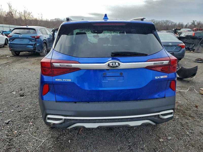 2021 Kia Seltos VIN KNDETCA27M7174191 COPART salvage auction — FRONT END, Ma - Cert Of Title-Salvage, sold $125 on 2026-07-22 (photo 6)