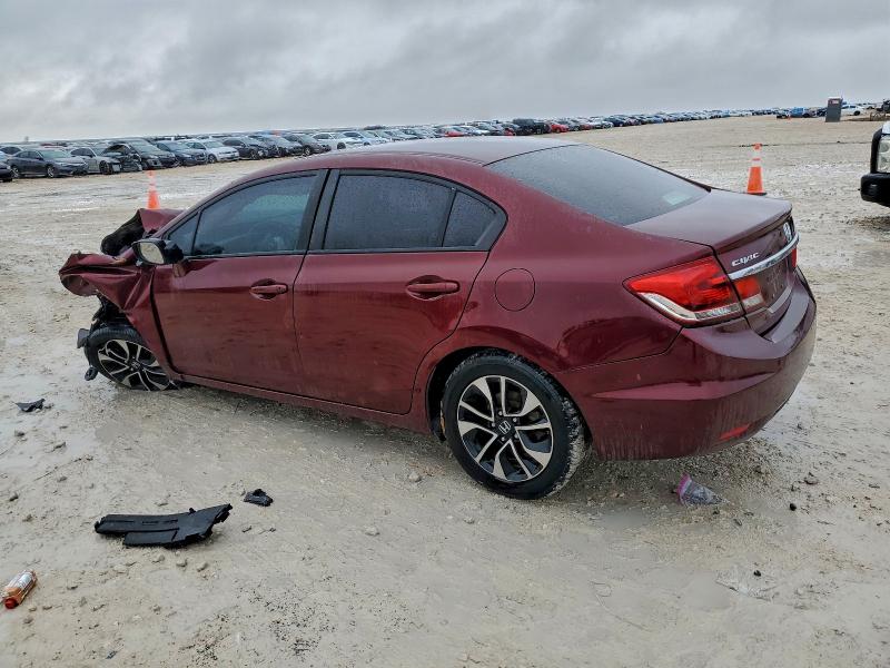 2013 Honda Civic VIN 2HGFB2F8XDH535871 COPART salvage auction — FRONT END, Tx - Certificate Of Title, sold $625 on 2026-07-09 (photo 2)