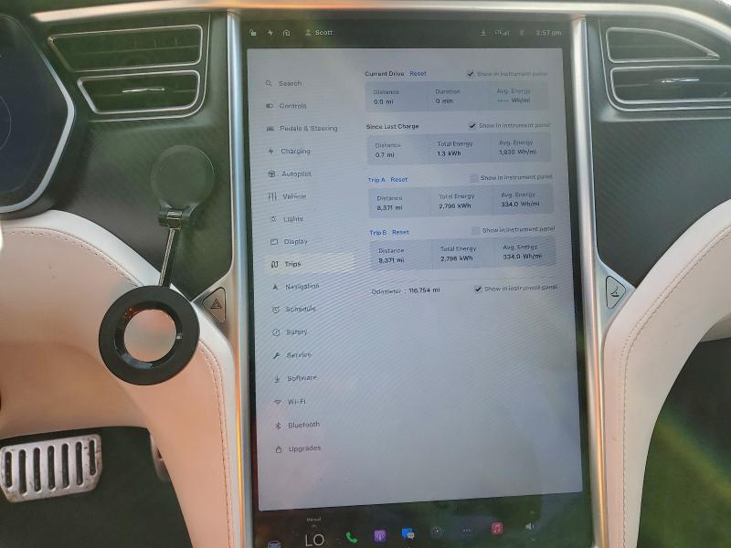2017 Tesla Model s VIN 5YJSA1E28HF198670 COPART salvage auction — FRONT END, Id - Salvage Certificate Of Title, sold $6,100 on 2026-07-31 (photo 9)