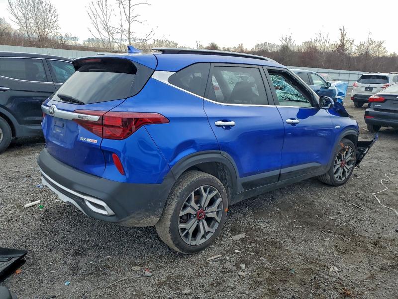 2021 Kia Seltos VIN KNDETCA27M7174191 COPART salvage auction — FRONT END, Ma - Cert Of Title-Salvage, sold $125 on 2026-07-22 (photo 3)