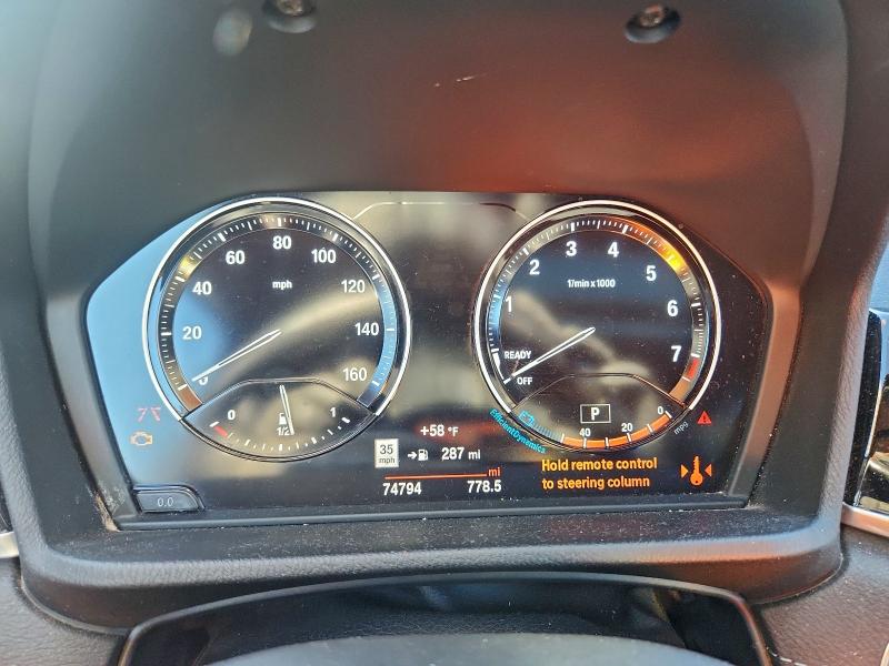 2019 BMW X2 VIN WBXYJ3C55KEP77422 COPART salvage auction — WATER/FLOOD, Nv - Salvage Title, sold $3,250 on 2026-07-22 (photo 9)