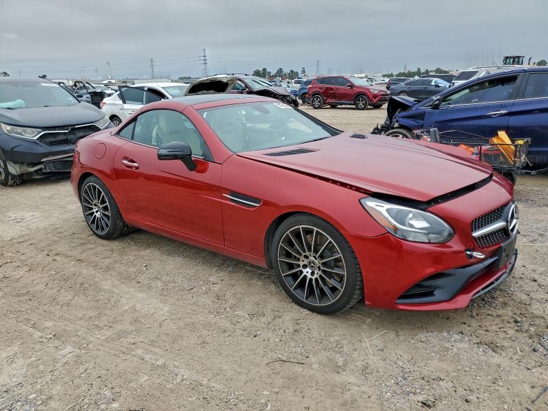 2018 Mercedes-Benz SLC-Class VIN WDDPK3JAXJF149781 COPART salvage auction — Front End, TX - SALVAGE VEHICLE TITLE, sold $8,300 on 2026-01-09 (photo 4)
