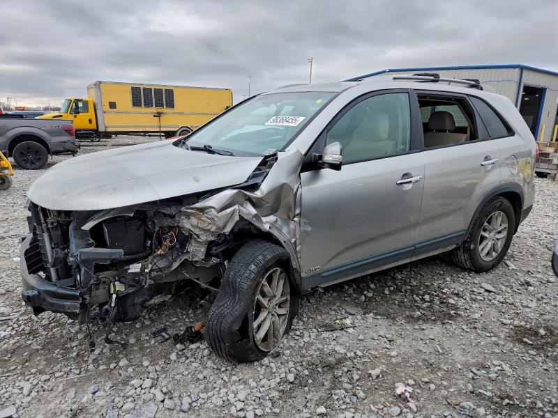 2014 Kia Sorento VIN 5XYKTDA78EG542659 COPART salvage auction — FRONT END, Wv - Salvage Certificate, sold $700 on 2026-07-13 (photo 1)