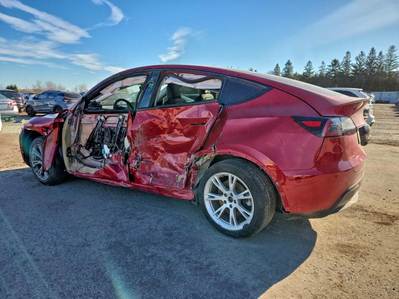 2021 Tesla Model y VIN 5YJYGDEE2MF206664 COPART salvage auction — SIDE, ON - PERMIT SALVAGE, sold $7,100 on 2026-08-18 (photo 2)