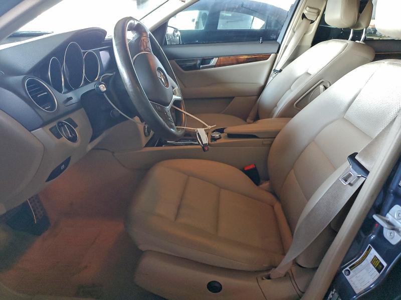 2014 Mercedes-benz C-klasse VIN WDDGF8AB6ER315373 COPART salvage auction — VANDALISM, Ca - Non-Repairable Vehicle Cert, sold $25 on 2026-07-09 (photo 7)