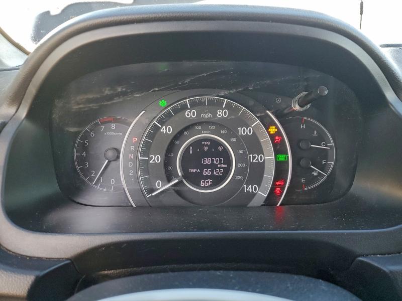 2013 Honda Cr-v VIN 5J6RM4H71DL049470 COPART salvage auction — FRONT END, Ca - Salvage Certificate, sold $150 on 2026-07-21 (photo 9)