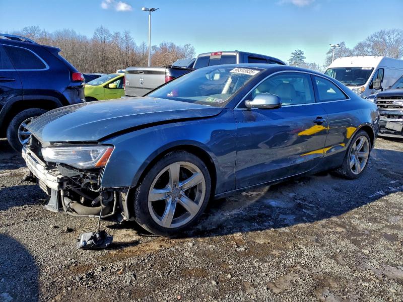 2015 Audi A5 VIN WAUCFAFRXFA014091 COPART salvage auction — FRONT END, Va - Certificate Of Title, sold $1,950 on 2026-07-09 (photo 1)