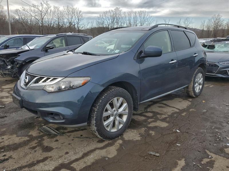 2014 Nissan Murano VIN JN8AZ1MWXEW532458 COPART salvage auction — REAR END, Salvage Title, sold $450 on 2026-07-09 (photo 1)