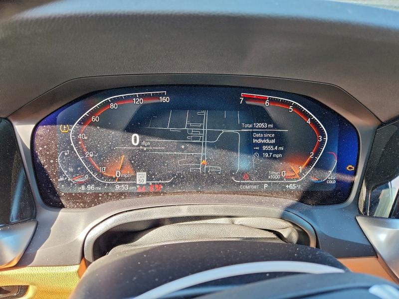 2023 BMW 4 series VIN WBA23AT00PCL30485 COPART salvage auction — FRONT END, TX - CERTIFICATE OF TITLE, sold $15,700 on 2026-07-28 (photo 9)
