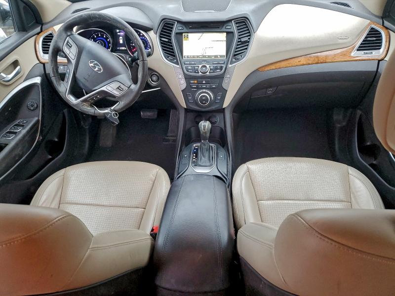 2014 Hyundai Santa fe VIN 5XYZU3LA4EG214038 COPART salvage auction — FRONT END, Md - Cert Of Salvage < 75% Damage, sold $2,200 on 2026-07-02 (photo 8)