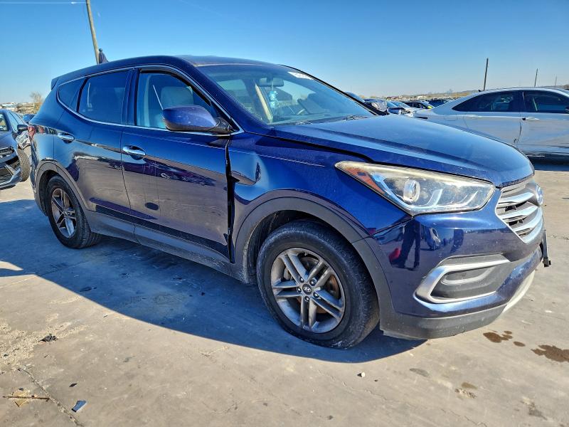 2018 Hyundai Santa fe VIN 5XYZT3LB8JG561975 COPART salvage auction — FRONT END, Tx - Salvage Vehicle Title, sold $1,550 on 2026-07-02 (photo 4)