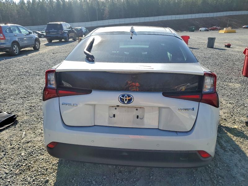 2022 Toyota Prius VIN JTDKAMFUXN3172727 COPART salvage auction — FRONT END, Nc - Salvage Certificate Of Title, sold $4,700 on 2026-07-02 (photo 6)