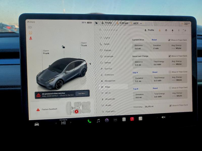 2023 Tesla Model y VIN 7SAYGDEF0PF936864 COPART salvage auction — REAR END, IN - BILL OF SALE - PARTS ONLY, sold $10,700 on 2026-07-20 (photo 9)