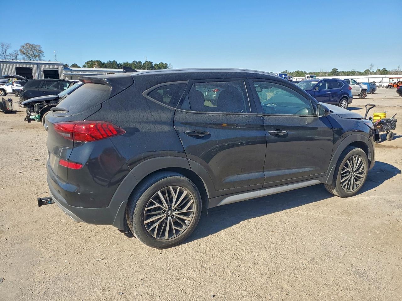 2021 Hyundai Tucson VIN KM8J33AL4MU287990 COPART salvage auction — Front End, SC - CERT OF TITLE-SALVAGE, sold $3,700 on 2026-06-29 (photo 3)
