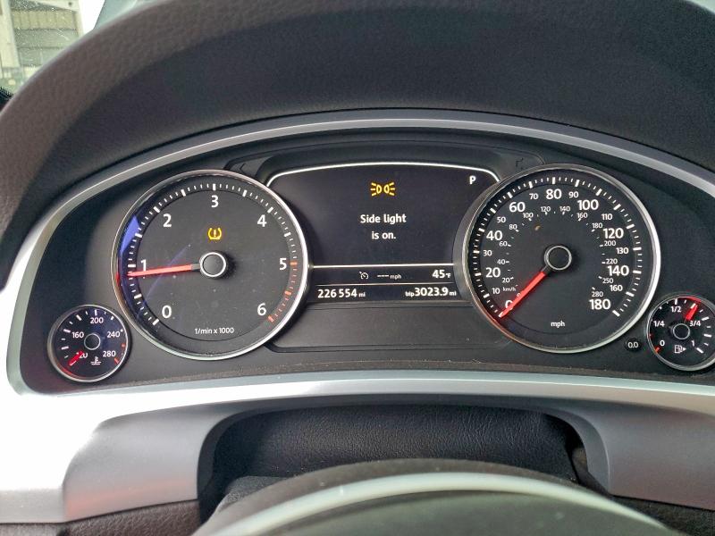 2014 Volkswagen Touareg VIN WVGEP9BP0ED000866 COPART salvage auction — REAR END, Ks - Cert Of Title-Salvage, sold $1,800 on 2026-07-16 (photo 9)