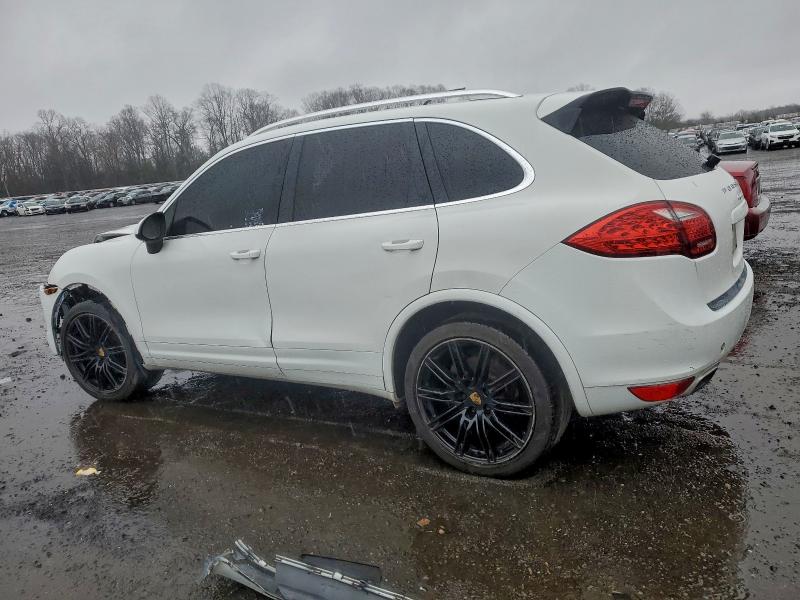 2014 Porsche Cayenne VIN WP1AA2A21ELA93869 COPART salvage auction — FRONT END, IN - CERTIFICATE OF TITLE, sold $650 on 2026-07-07 (photo 2)