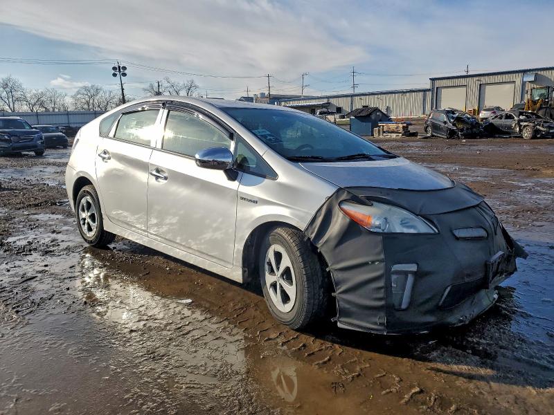 2013 Toyota Prius VIN JTDKN3DU1D1684503 COPART salvage auction — FRONT END, Il - Salvage Certificate, sold $1,250 on 2026-07-08 (photo 4)