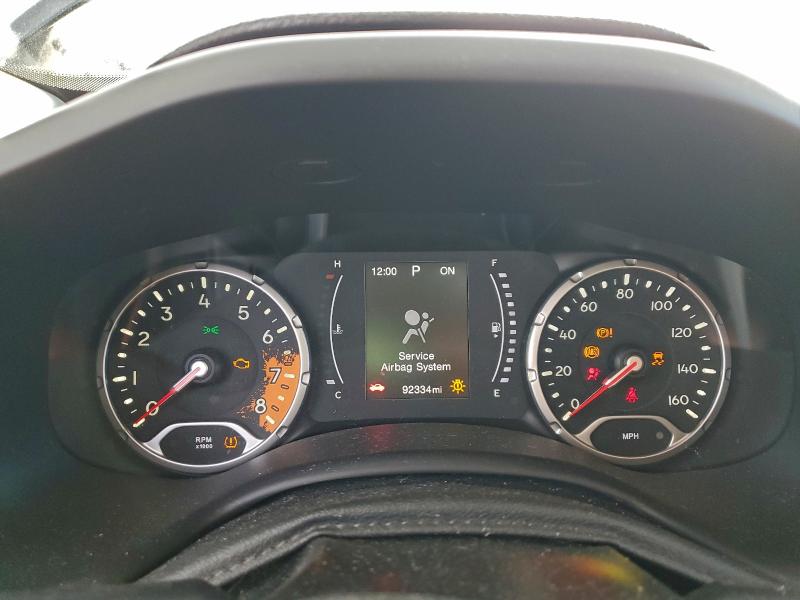 2017 Jeep Renegade VIN ZACCJAAB2HPF35157 COPART salvage auction — FRONT END, Ca - Salvage Certificate, sold $550 on 2026-07-02 (photo 9)