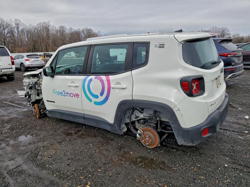 2022 Jeep Renegade VIN ZACNJDA12NPN51708 COPART salvage auction — FRONT END, Id - Salvage Certificate Of Title, sold $1,300 on 2026-08-04 (photo 2)