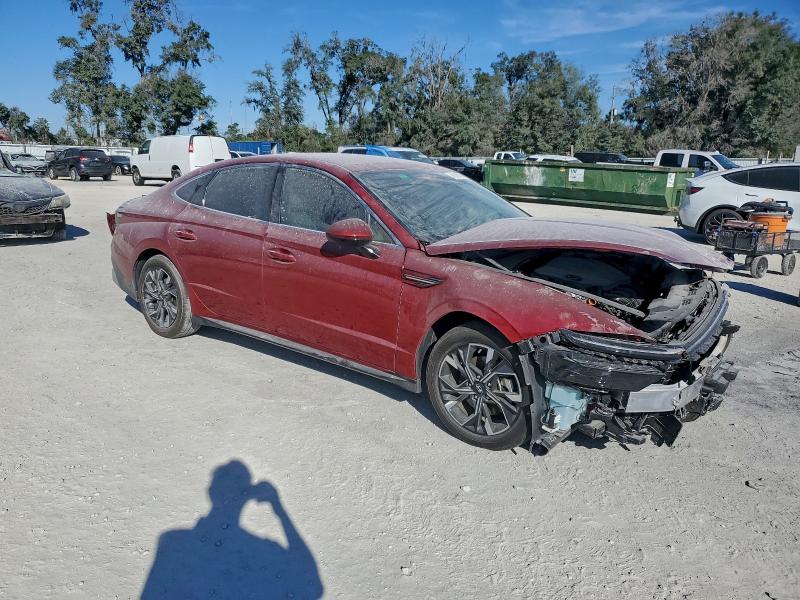 2024 Hyundai Sonata VIN KMHL64JA7RA399244 COPART salvage auction — FRONT END, Fl - Certificate Of Destruction, sold $4,800 on 2026-07-13 (photo 4)