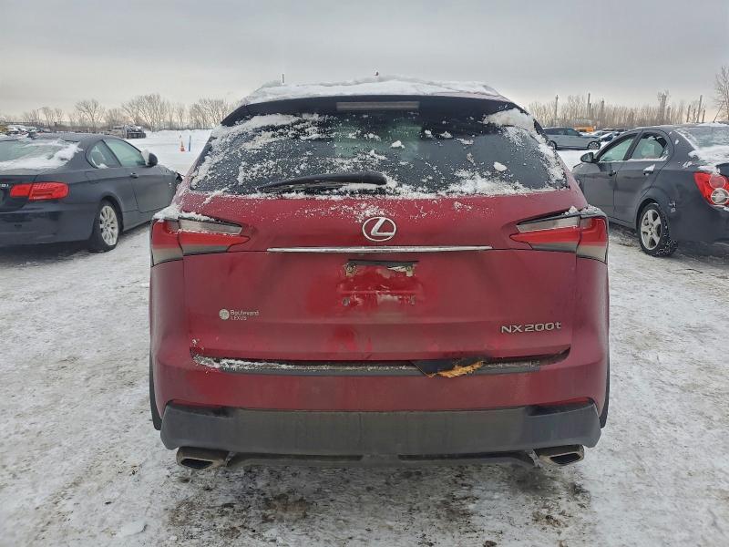 2016 Lexus Nx VIN JTJBARBZ0G2048938 COPART salvage auction — FRONT END, Qc - Gravement Accidente, sold $1,500 on 2026-08-25 (photo 6)