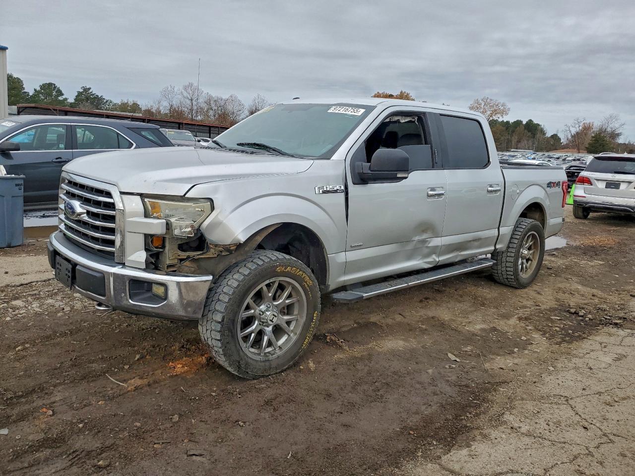 2016 Ford F-150 Lightning VIN 1FTEW1EP3GKD07953 COPART salvage auction — Front End, MS - CERT OF TITLE-SALVAGED, sold $4,350 on 2026-03-06 (photo 1)