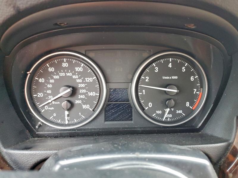 2013 BMW 3 series VIN WBADW3C55DJ525979 COPART salvage auction — REAR END, Other, sold $1,300 on 2026-08-10 (photo 9)