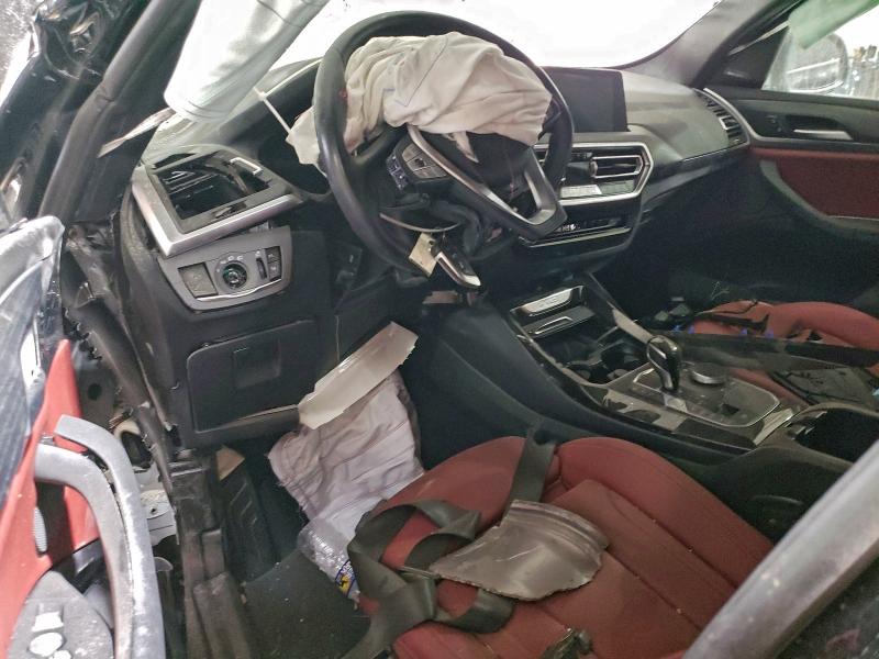 2023 BMW X3 VIN 5UX53DP01P9P18316 COPART salvage auction — FRONT END, Md - Cert Of Salvage > 75% Damage, sold $375 on 2026-07-10 (photo 8)