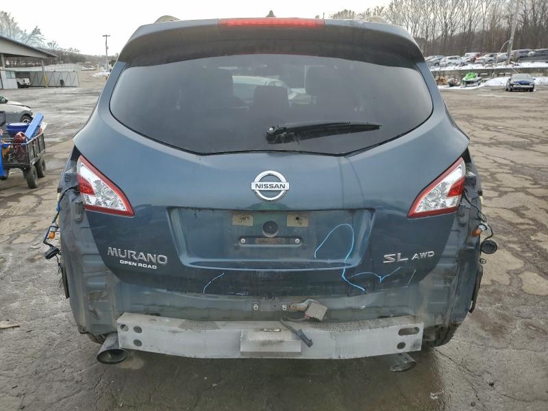 2014 Nissan Murano VIN JN8AZ1MWXEW532458 COPART salvage auction — REAR END, Salvage Title, sold $450 on 2026-07-09 (photo 6)
