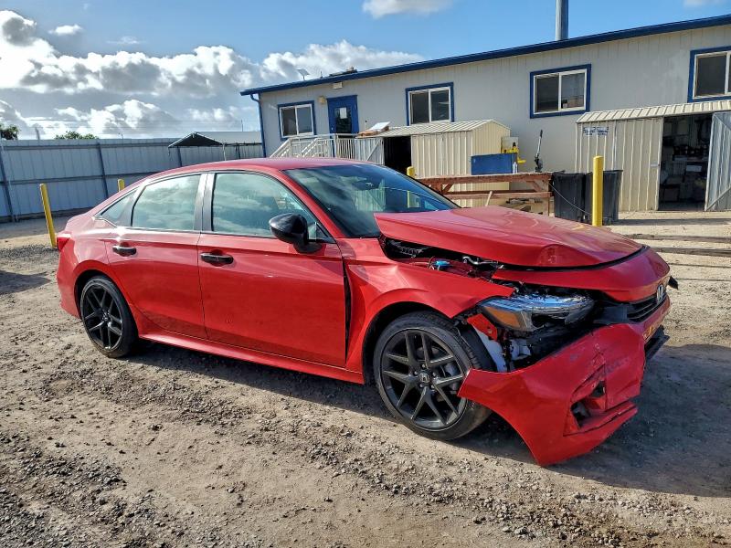 2024 Honda Civic VIN 2HGFE2F5XRH581169 COPART salvage auction — FRONT END, Hi - Certificate Of Salvage, sold $2,000 on 2026-07-27 (photo 4)