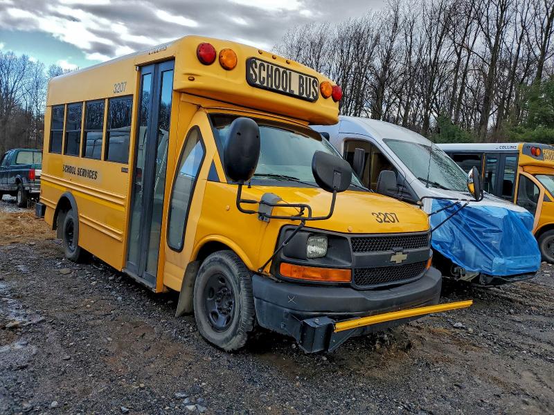 2011 Chevrolet School bus VIN 1GB0G2BA1B1108321 COPART salvage auction — REAR END, Pa - Cert Of Title, sold $2,500 on 2026-07-20 (photo 1)