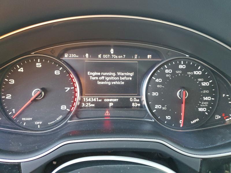 2017 Audi Q7 VIN WA1LAAF75HD051626 COPART salvage auction — NORMAL WEAR, Ut - Dis/Dlr/Exp Only Clean Title, sold $4,650 on 2026-07-02 (photo 9)