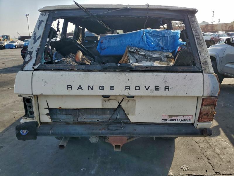 1989 Land rover RANGE ROVER VIN SALHV124XKA360456 COPART salvage auction — BURN, Ca - Salvage Certificate, sold $525 on 2026-07-22 (photo 6)