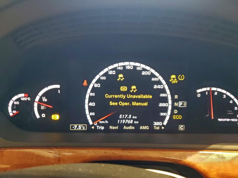 2011 Mercedes-benz S class VIN WDDNG7EB3BA376053 COPART salvage auction — FRONT END, ON - PERMIT SALVAGE, sold $4,100 on 2026-07-02 (photo 9)