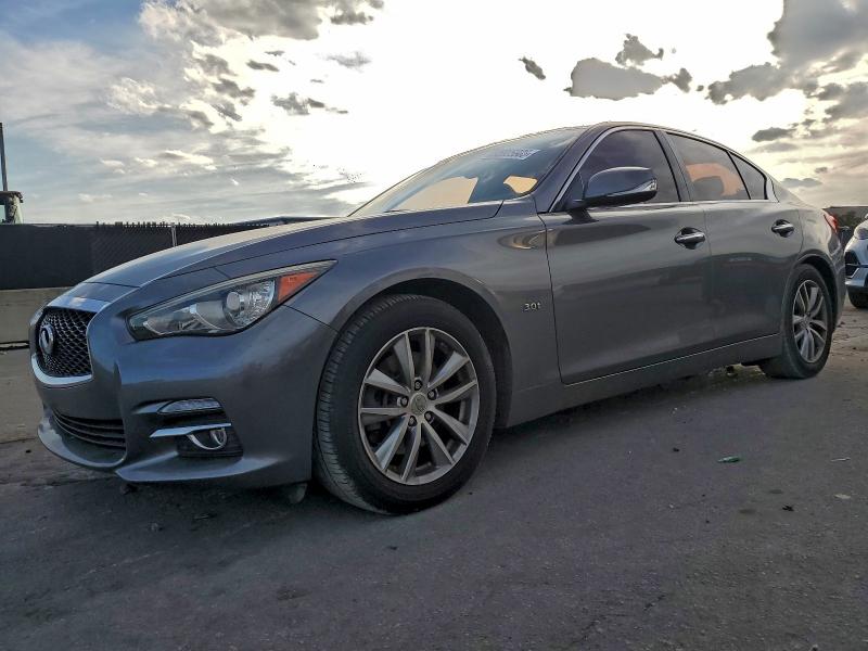 2017 Infiniti Q50 VIN JN1EV7AP0HM731191 COPART salvage auction — Minor Dent/Scratches, FL - CERT OF TITLE SLVG REBUILDABLE, sold $5,400 on 2025-12-30 (photo 1)