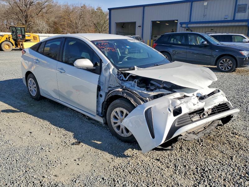 2022 Toyota Prius VIN JTDKAMFUXN3172727 COPART salvage auction — FRONT END, Nc - Salvage Certificate Of Title, sold $4,700 on 2026-07-02 (photo 4)