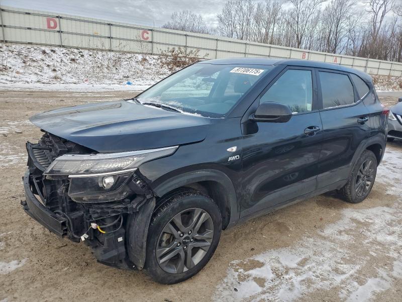2023 Kia Seltos VIN KNDEPCAA7P7429325 COPART salvage auction — FRONT END, MI - CERT OF TITLE-SALVAGE FLOOD, sold $3,100 on 2026-07-15 (photo 1)