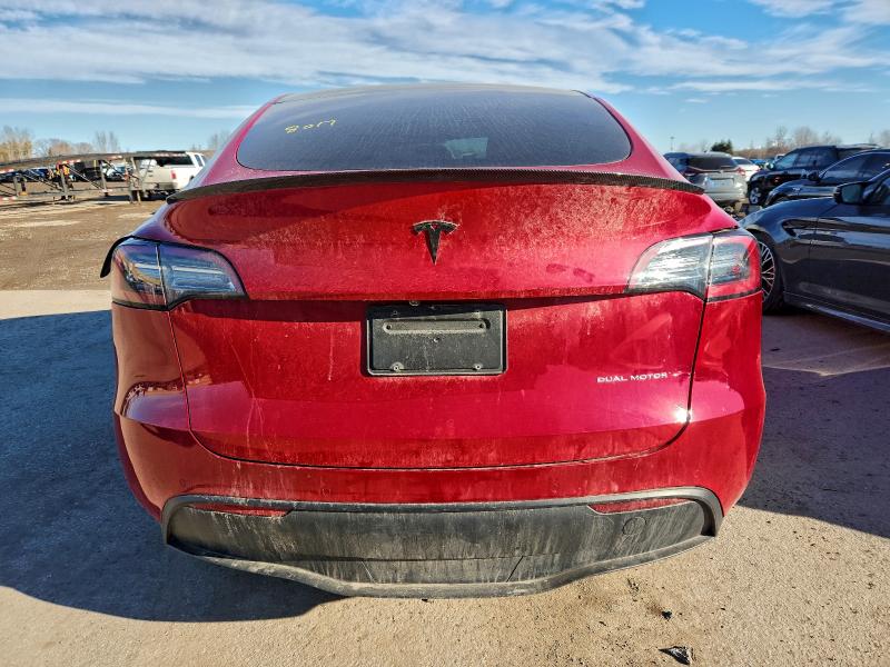 2021 Tesla Model y VIN 5YJYGDEE2MF206664 COPART salvage auction — SIDE, ON - PERMIT SALVAGE, sold $7,100 on 2026-08-18 (photo 6)