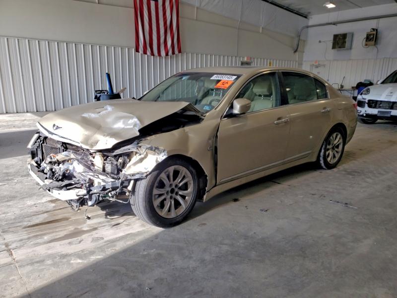 2009 Hyundai Genesis VIN KMHGC46F49U069445 COPART salvage auction — FRONT END, NC - SALVAGE CERTIFICATE OF TITLE, sold $200 on 2026-07-27 (photo 1)